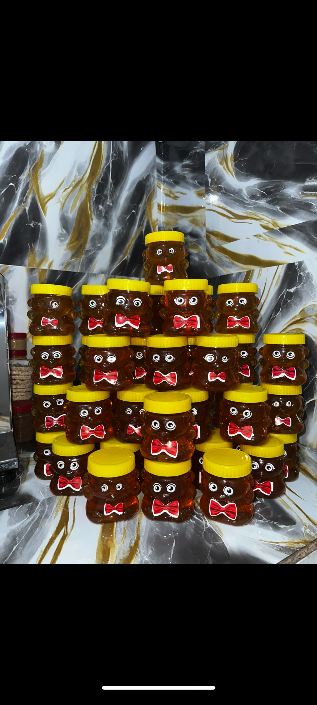 عسل چهل گیاه نیم کیلویی ظرف خرسی🍯